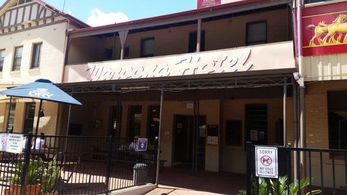 Waroona hotel mingor western australia town