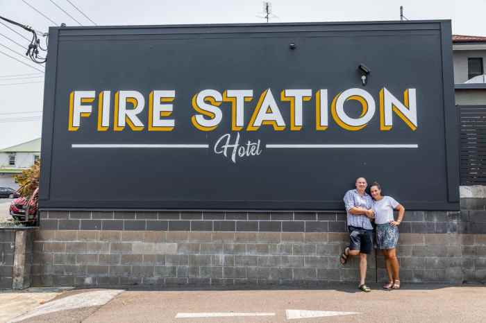 Fire station hotel